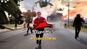 Pizza Hut with the lot